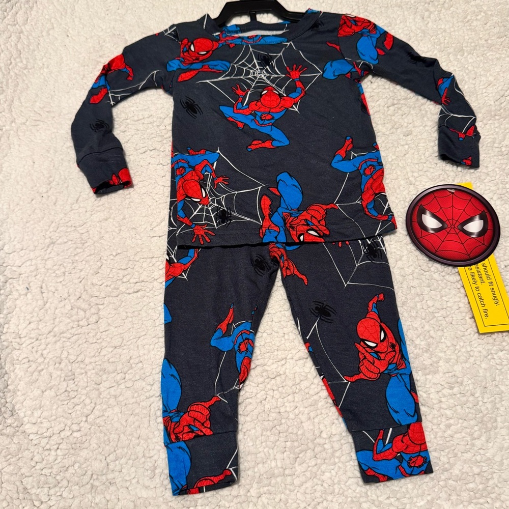 Marvel Spider-Man Kids Pajamas - Red and Blue